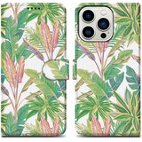 Cadorabo Ohišje, združljiv z Apple - Design Green Rainforest št. 8 - Zaščitni pokrov z magnetnim zapiranjem, funkcijo stojala in režo za kartico, (20603878) Cene