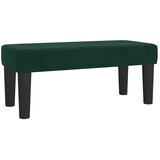 Box spring krevet s madracem tamnozeleni 80 x 200 cm baršunasti | shoptok.hr