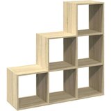 vidaXL Pregrada / regal za knjige 3 razina hrast 99x29x99 cm drveni | shoptok.hr