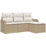 4-dijelni vrtni kauč set s jastučićima Bež Poli Ratan 2-sjedalni vrtni kauč s jastučićima Bež Poli Ratan  4-dijelni vrtni kauč set s jastučićima Bež Poli Ratan 2-sjedalni vrtni kauč s jastučićima Bež Poli Ratan Slike