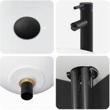  Set namještaja za kupaonicu 3 kom. Crna 33 x 34,5 x 160 cm | shoptok.hr