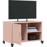 vidaXL TV omarica roza 68x39x43,5 cm hladno valjano jeklo | Shoptok.si