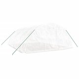  Staklenik s čeličnim okvirom bijeli 30 m² 6 x 5 x 2,3 m | shoptok.hr