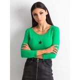 BASIC Feel Good Blouse-RV-BZ-4690.67-green | Shoptok.si
