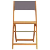  3-dijelni bistro set od tkanine i masivnog drva antracit | shoptok.hr