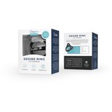 EasyToys - Men Only Desire Ring - savitljivi prsten za penis i testise (crni) | shoptok.hr