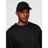 Ombre Men's cotton T-shirt with sequin wing motif on back - black | Shoptok.si