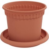 Saksije za biljke 24 pcs Crvena cigla Ø 12,5 x 10 cm Plastika | shoptok.hr