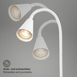 BRILONER 2175-016 - fleksibilna zidna lampa sa usb portom 1xGU10/10W/230V bela | Eponuda.com