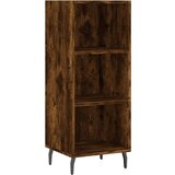  Visoka komoda dimljeni hrast 34 5x34x180cm konstruiranog drva | shoptok.hr