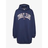 Tommy Jeans Haljina mornarsko plava / prljavo roza / crvena / bijela | shoptok.hr