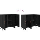  Kreveta Crni hrast 89,5 x 34 x 80 cm Konstruirano drvo | shoptok.hr