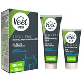 Veet - krema za intimno uklanjanje dlačica i balzam za muškarce (100+50ml) | shoptok.hr
