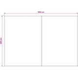  Zamjensko platno za tendu Plava i bijela 600 × 300 cm Poliester | shoptok.hr