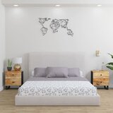 vidaXL Nočna omarica 2 kosa 40x33x46 cm trdna borovina Cene