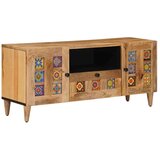 TV ormar Prirodna 105 x 33 5 x 46 cm Čvrsto drvo manga - Prirodna | shoptok.hr