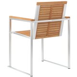  Vrtne stolice s jastucima 6 kom od masivne tikovine | shoptok.hr