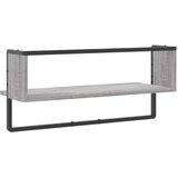  Zidna polica s prečkom boja hrasta sonome 65 x 25 x 30 cm | Eponuda.ba