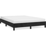 Maison Chic Posteljni okvir - Dvoposteljna postelja - Zakonska postelja brez vzmetnice črn 140x200 cm žamet-J11780, (21776963) | Shoptok.si
