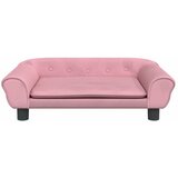 Krevet za pse ružičasti 70 x 48 x 22 cm baršunasti | Eponuda.com