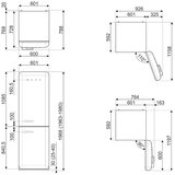 Smeg kombinirani hladnjak FAB32RBL5 Cijene