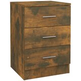 Furnova Nočna omarica dimljeni hrast 38x35x56 cm konstruiran les, (21927131) | Shoptok.si