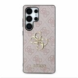 Guess PU 4G Metal Logo Zadní Kryt pro Samsung Galaxy S25 Ultra Pink Ovitek za telefon Vijolična | Shoptok.si