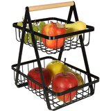  drvena dvokatna košara za voće | shoptok.hr
