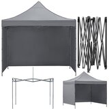  Vrtni šator, dimenzija 3 × 3 m, sive boje | shoptok.hr