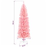  Umjetno vitko božićno drvce 180 cm 300 LED lampica Topla bijela - 180 cm s LED svjetlima | shoptok.hr