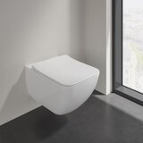 Villeroy Boch 4611RL01 Venticello Combi-Pack viseča brezrobna WC školjka z WC desko s počasnim zapiranjem | Shoptok.si