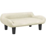 vidaXL Krevet za pse krem 70 x 40 x 24 cm baršunasti | shoptok.hr
