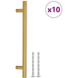  Ručke za ormarić 10 kom zlatne 160 mm od nehrđajućeg čelika | Eponuda.ba