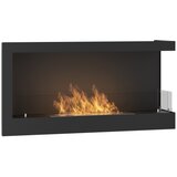  InFire - Ugaoni BIO kamin 45x90 cm 3kW crna | Eponuda.com