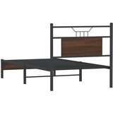 vidaXL Okvir kreveta bez madraca smeđa boja hrasta 90x190 cm drveni | shoptok.hr