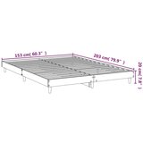 Za krevet crni 150x200 cm konstruirano drvo | shoptok.hr