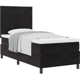  Krevet s opruga kutije s uzglavljem Crna 100 x 200 cm Baršun | shoptok.hr
