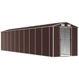  Vrtno spremište smeđe 191 x 895 x 198 cm od pocinčanog čelika | shoptok.hr