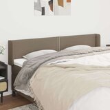  Vzglavje z ušesi taupe 183x16x78/88 cm blago, (20933173) | Shoptok.si