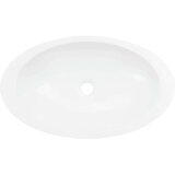vidaXL Umivalnik 59,3x35,1x10,7 cm mineralna litina/marmor bel | Shoptok.si