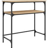  Konzolni stol boja hrasta 75 x 35 5 x 75 cm konstruirano drvo | shoptok.hr