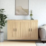 vidaXL Zidni ormarići 2 kom boja hrasta sonome od konstruiranog drva | shoptok.hr