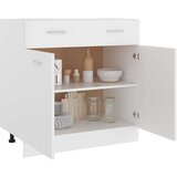 vidaXL Spodnja omarica s predalom bela 80x46x81,5 cm, (20621090) | Shoptok.si