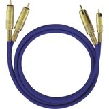Oehlbach cinch avdio priključni kabel [2x moški cinch konektor - 2x moški cinch konektor] 1.00 m modra pozlačeni konektorji NF 1 Master, (20431803) Cene
