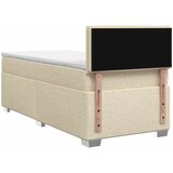  s box springom, madracem i LED-om Krem 80 x 200 cm | shoptok.hr