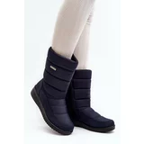 Kesi Insulated wedge snow boots, dark blue Calena