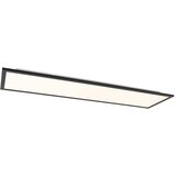 QAZQA Stropna svetilka črna 120 cm z LED z daljinskim upravljalnikom - Liv Cene