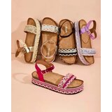 Resti Royalfashion Women's Embroidered Mussir Sandals | shoptok.hr