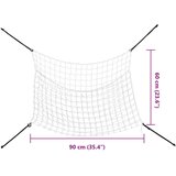  Mreže za sijeno 2 kom pravokutne bijele 90 x 60 cm PP | shoptok.hr