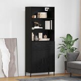  Highboard Crni hrast 69,5 x 34 x 180 cm Konstruirano drvo | shoptok.hr